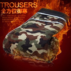 秋冬防寒加绒厚款牛仔裤 