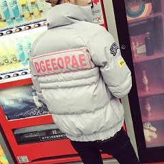 韩版休闲加厚面包棉服潮