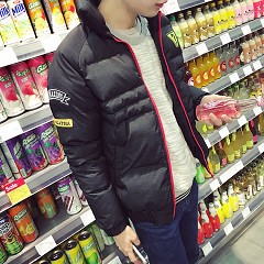 韩版休闲加厚面包棉服潮
